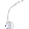 Lampe de table Globo TARRON LED Transparent, Blanc, 3 lumières