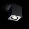 Plafonnier Philips Box LED Noir, 1 lumière