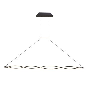 Suspension Mantra SAHARA LED Argenté, 1 lumière