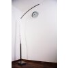 Lampadaire Santa Marta LED Chrome, Nickel mat, 1 lumière