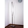 Lampadaire Santa Marta LED Chrome, Nickel mat, 1 lumière