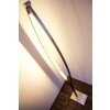 Lampadaire Santa Marta LED Chrome, Nickel mat, 1 lumière