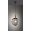 Suspension Fischer & Honsel living Dini Noir, 1 lumière