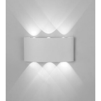 Applique murale d'extérieur Mantra ARCS LED Blanc, 1 lumière