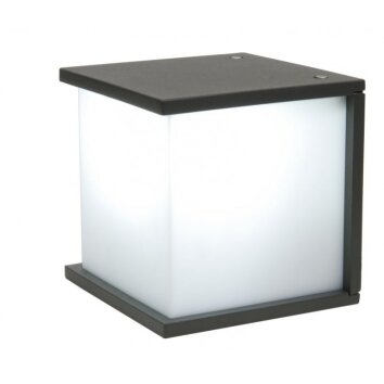 Applique extérieure LUTEC CUBE Anthracite, 1 lumière