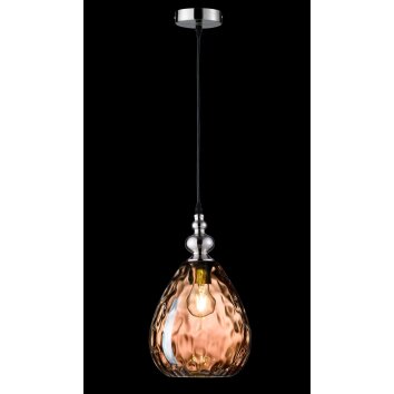 Suspension Honsel Uller Noir, 1 lumière