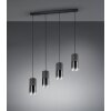 Suspension Trio Leuchten ROBIN Noir, 4 lumières