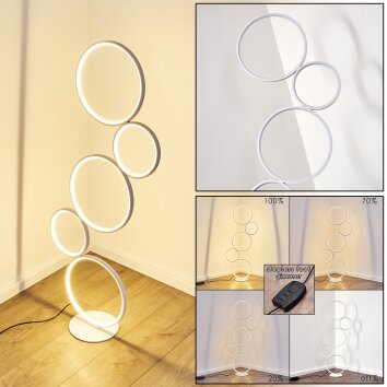 Lampadaire Rodekro LED Blanc, 1 lumière