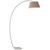 Lampadaire Brilliant Brok Gris, 1 lumière