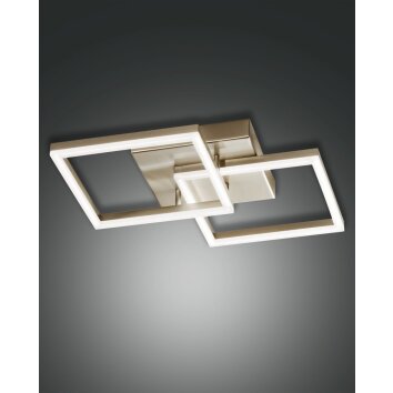 Plafonnier Fabas Luce Bard LED Or, 1 lumière