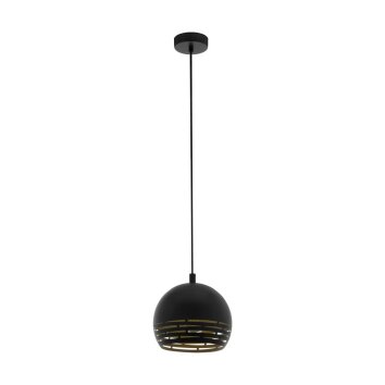 Suspension EGLO CAMASTRA Or, Noir, 1 lumière