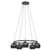 Suspension EGLO CANTALLOPS Noir, 5 lumières