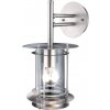 Lampe d'extérieur Globo MIAMI Acier inoxydable, Transparent, 1 lumière