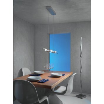 Lampadaire LED SILK Aluminium, 1 lumière