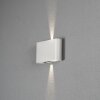 Applique murale d'extérieur Konstsmide Chieri LED Blanc, 2 lumières