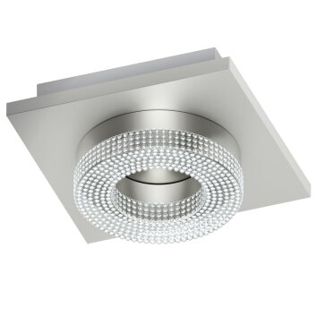 Plafonnier Eglo FRADELO LED Chrome, Aspect cristal, 1 lumière