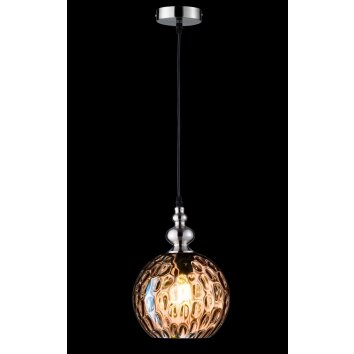 Suspension Honsel Uller Noir, 1 lumière