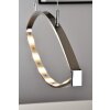 Suspension Honsel Lucy Chrome, Acier inoxydable, 6 lumières