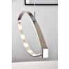 Suspension Honsel Lucy Chrome, Acier inoxydable, 6 lumières