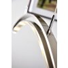 Suspension Honsel Lucy Chrome, Acier inoxydable, 6 lumières