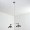 Suspension Chicopee Argenté, 2 lumières