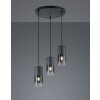 Suspension Trio Leuchten ROBIN Noir, 3 lumières