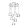 Suspension Eglo CONESSA LED Chrome, 10 lumières