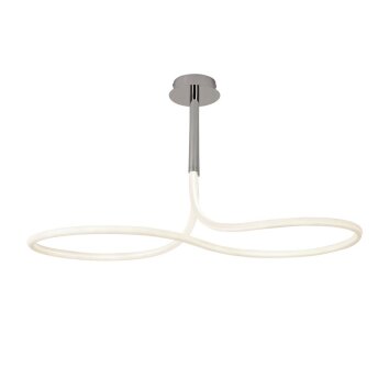 Plafonnier Mantra NUR LINE LED Chrome, Blanc, 1 lumière