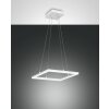 Suspension Fabas Luce Bard LED Blanc, 1 lumière