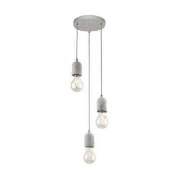 Suspension Eglo SILVARES Gris, 3 lumières