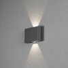 Applique murale d'extérieur Konstsmide Chieri LED Noir, 2 lumières