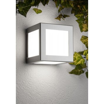 Applique murale CMD Aqua Cubo Acier inoxydable, 1 lumière