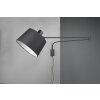 Applique murale Trio Baldo LED Noir, 1 lumière