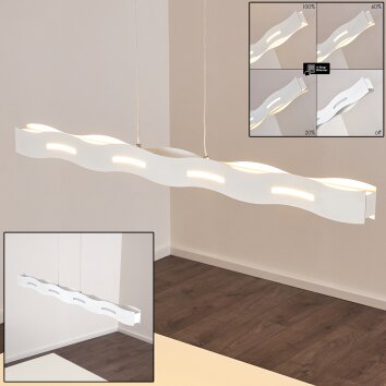 Suspension Nagold LED Blanc, 1 lumière