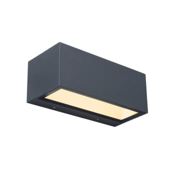 Applique murale d'extérieur Lutec GEMINI LED Anthracite, 2 lumières