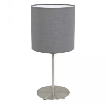 Lampe de table Eglo PASTERI Nickel mat, 1 lumière