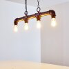 Suspension Kajen Rouille, 4 lumières