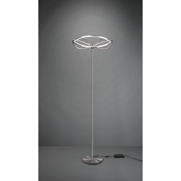 Lampadaire Trio Charivari LED Nickel mat, 1 lumière