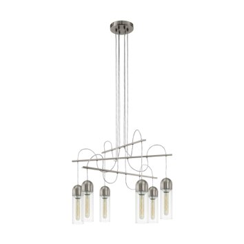 Suspension Eglo ZACHARO LED Nickel mat, 6 lumières