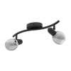 Spot de plafond EGLO POLLICA Noir, 2 lumières