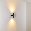 Applique murale d'extérieur Satava LED Noir, 2 lumières