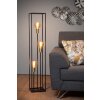 Lampadaire Lucide RUBEN Noir, 3 lumières