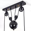 Suspension Gudem Noir doré, 3 lumières