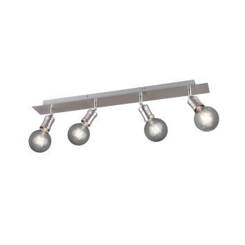 Spot Trio Leuchten CARL Nickel mat, 4 lumières