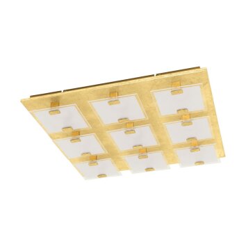 Plafonnier Eglo VICARO LED Or, 9 lumières