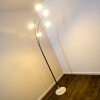 Lampadaire Reality Rennes LED Chrome, 5 lumières