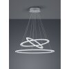 Suspension Trio Durban LED Nickel mat, 1 lumière