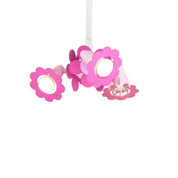 Suspension Elobra BLÜTE Rose, 3 lumières