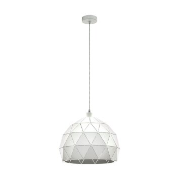 Suspension Eglo ROCCAFORTE Blanc, 1 lumière