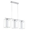 Lampe suspendue Eglo LONCINO 1 Chrome, 3 lumières